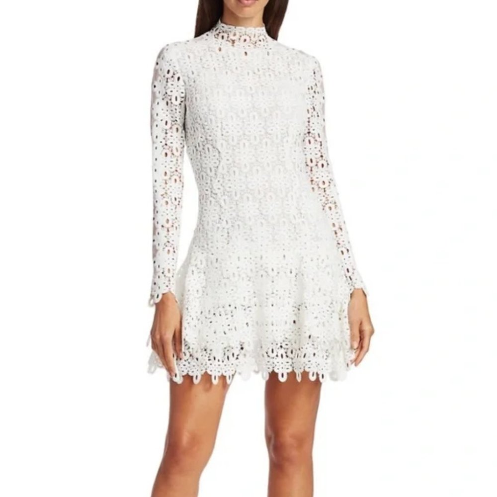 New Jonathan Simkhai Joy Guipure Lace Dress 6